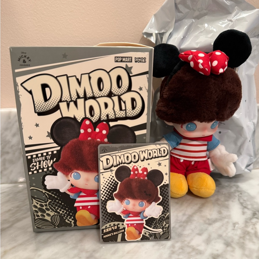 Pop mart Minnie Mouse Disney Dimoo authentic